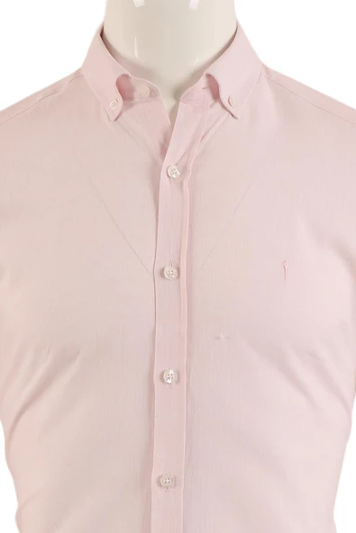 Uzun Kol Slim Fit Gömlek - Resim 4