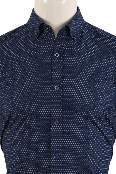 Uzun Kol Slim Fit Gömlek - Resim 4