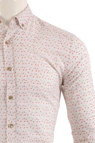 Uzun Kol Slim Fit Gömlek - Resim 5
