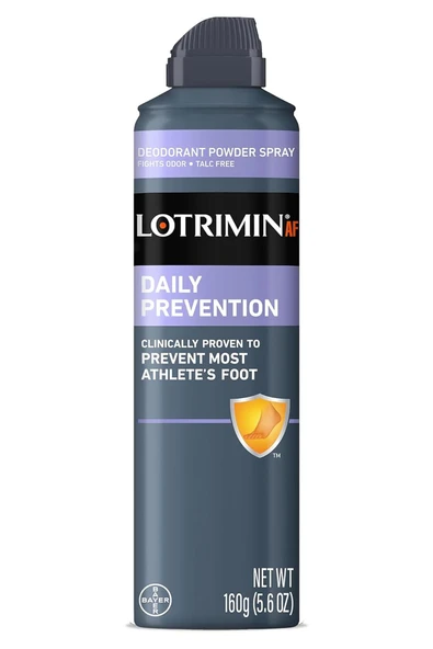 Lotrimin Deodorant Powder Spray Daily Prevention 160GR ürün görseli 1
