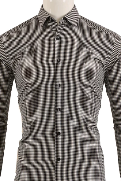 Uzun Kol Slim Fit Gömlek - Resim 3