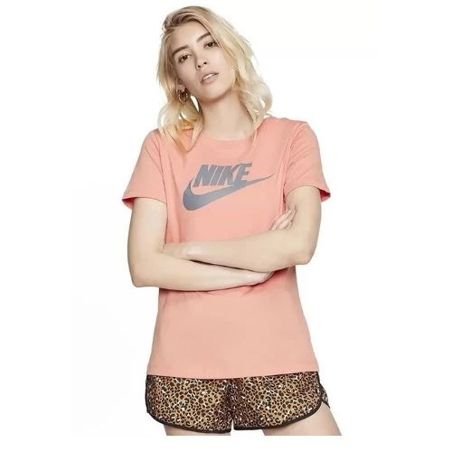 Nike - Logo baskılı  bayan tişört (pamuk)- BV6169-606 ürün görseli 1