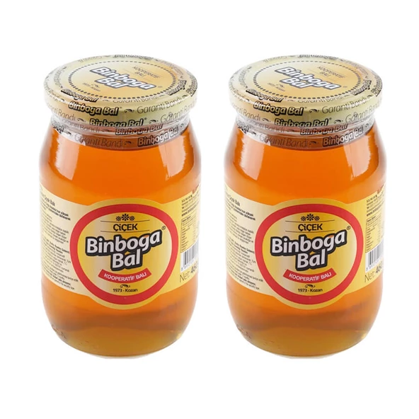 Binboğa Çiçek Balı 460 gr Cam x 2 Adet ürün görseli 1