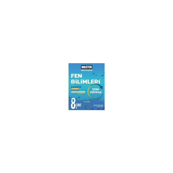 8. Sınıf Master Son Tekrar Fen Bilimleri Soru Ban ürün görseli 1
