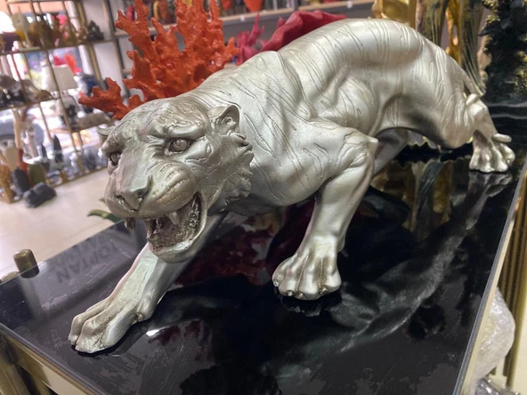 Dekotatif Kaplan Leopar Çita Panter Biblo Heykel ürün görseli 1