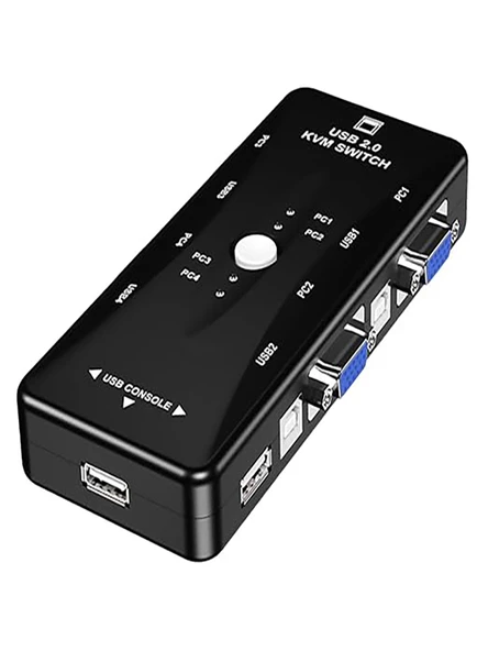 Usb 2.0 Kvm Switch Vga 4 Port ürün görseli 1