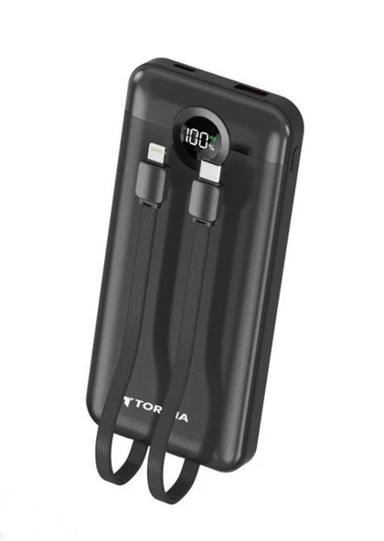Torima TRM-1015 10000 mAh 2 Çıkışlı 22.5w Hızlı Şarj Dijital Göstergeli Powerbank ürün görseli 1