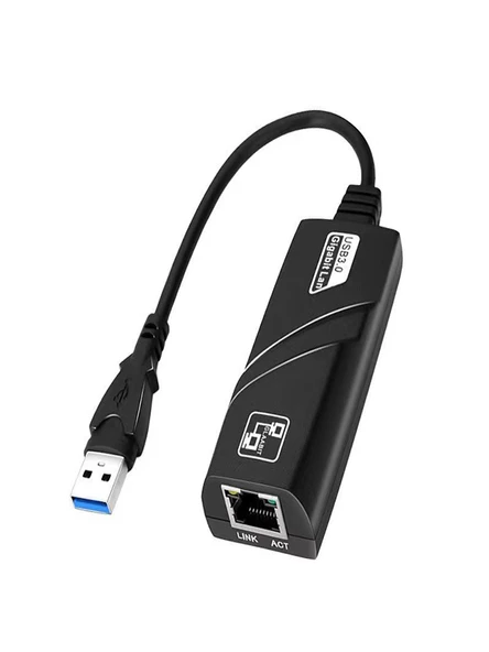 USB to RJ45 Usb 3.0'dan Rj45 1000Mbps Ethernet Çevirici Dönüştürücü Adaptör Android Tv PC ürün görseli 1