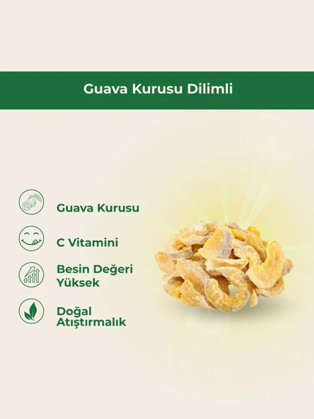 Guava Kurusu Dilimli 1 KİLOGRAM ürün görseli 1