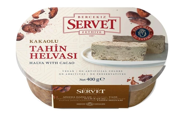 Servet Kakaolu Tahin Helvası 400 gr 1 ADET ürün görseli 1