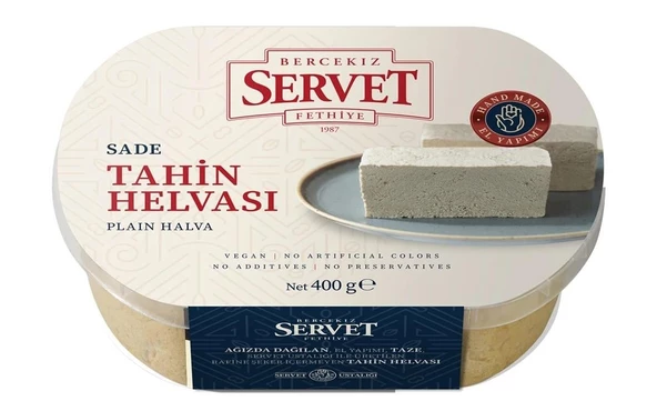 Servet Sade Tahin Helvası 400 gr 1 ADET ürün görseli 1