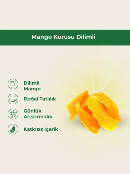 Mango Kurusu Dilimli 1 KİLOGRAM - Resim 2