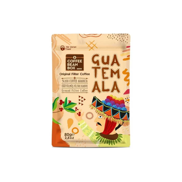 Coffee Bean Box  Guatemala Filtre Kahve 80 GR ürün görseli 1