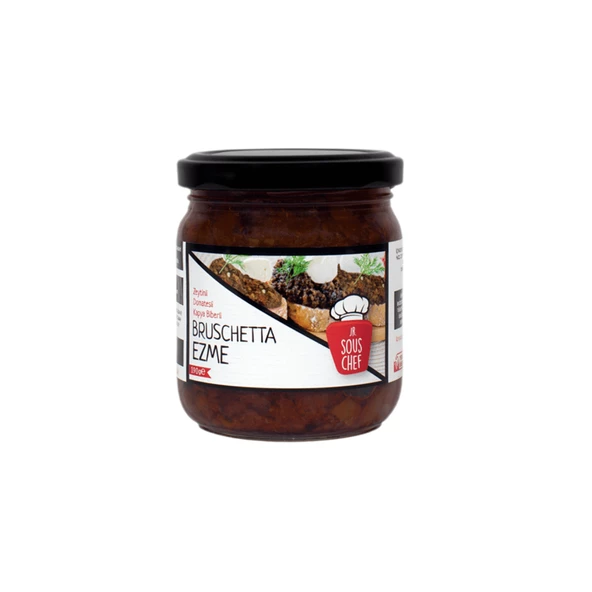 Jr. Sous Chef Zeytinli Domatesli Kapya Biberli Bruschetta Ezme 190 gr ürün görseli 1