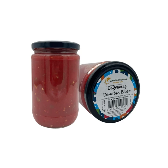 TL Doğranmış Domates&Biber Konservesi 590 gr (660cc) MG ürün görseli 1