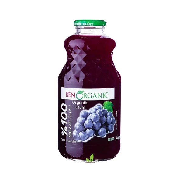 Benorganik Organik Üzüm Suyu 946 ml ürün görseli 1
