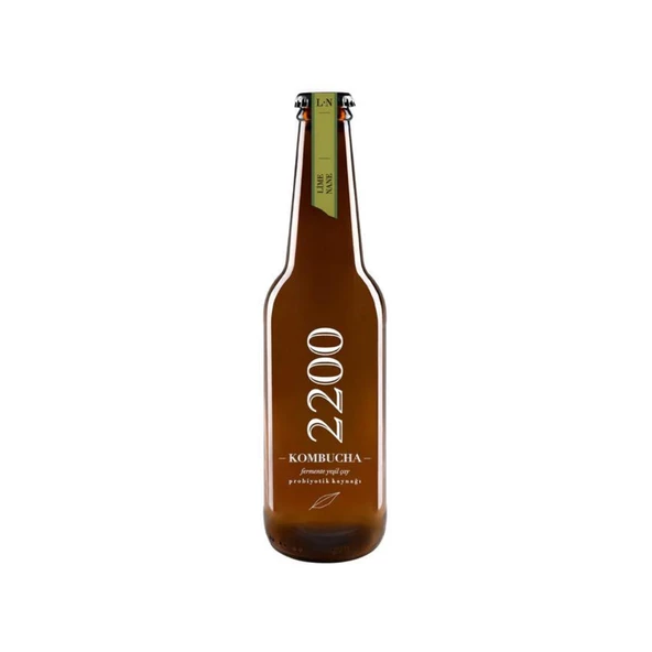 2200 Kombucha Lime Nane 330 ml ürün görseli 1