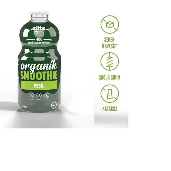 Elite Organik Smoothie Yeşil 946 ml ürün görseli 1