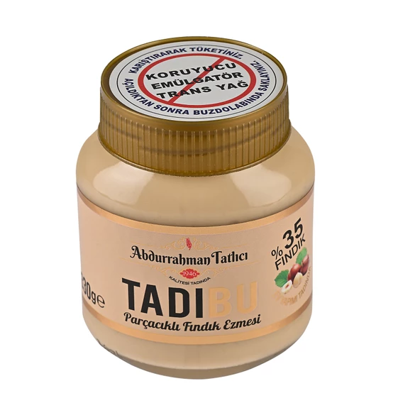 Abdurrahman Tatlıcı  Parçacıklı Fındık Ezmesi 330 gr 1 ADET ürün görseli 1