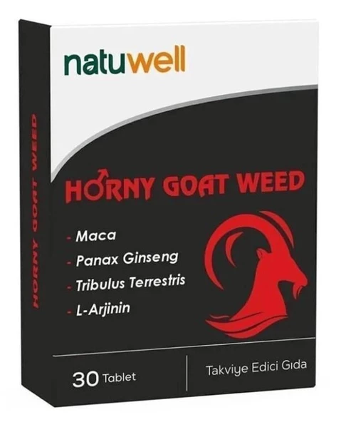 Natuwell Horny Goat Weed 30 Tablet ürün görseli 1