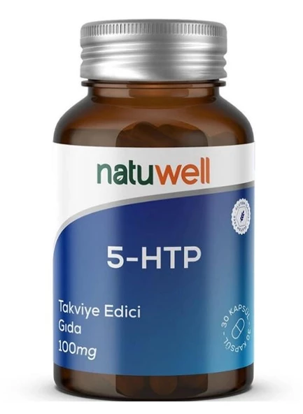 Natuwell 5-HTP 100 mg Takviye Edici Gıda 30 Kapsül ürün görseli 1