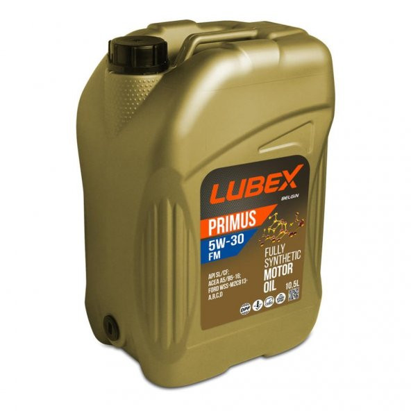 Lubex Primus Fm 5W-30 10.5 Lt Tam Sentetik Motor Yağı ürün görseli 1