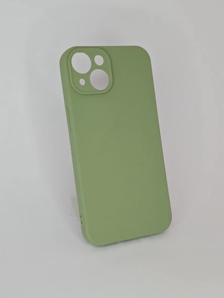 İPHONE 14 CAPPY SİLİKON YEŞİL KILIF ürün görseli 1