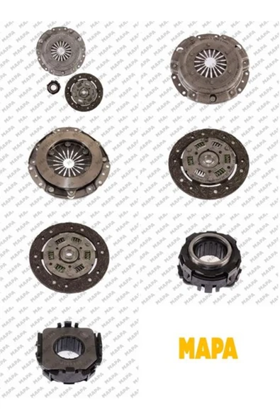 Mapa RENAULT R12 1300 DEBRİYAJ SETİ 1971-1975 ARASI 7701461381 7701464770 000170100 ürün görseli 1