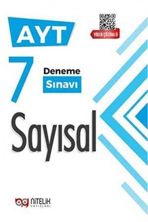 NİTELİK YKS AYT SAYISAL 7 DENEME SINAVI VİDEO ÇÖZÜMLÜ *YENİ* ürün görseli 1