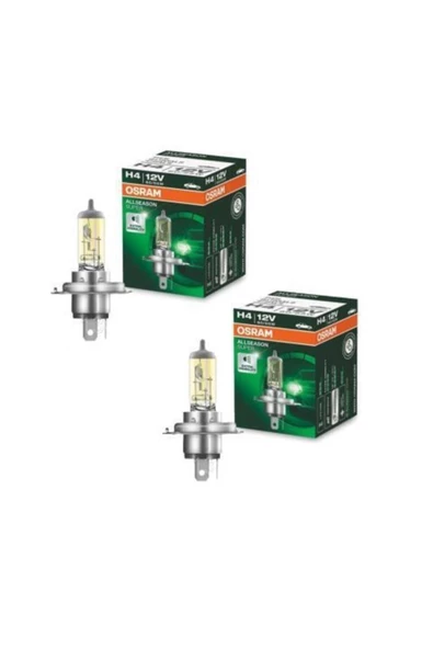 Osram H4 Allseason +%30 Kolormatik Kar Ve Sis Için Özel 2 Adet ürün görseli 1