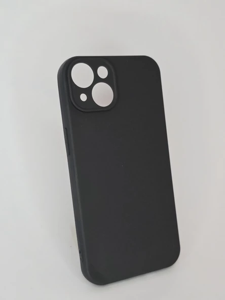 İPHONE 14 CAPPY SİLİKON SİYAH KILIF - Resim 2