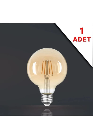 Rustik Led Ampül E27 Duy G95 Glop Model 1 Adet 4 Watt ürün görseli 1