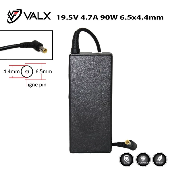 Valx LA-19564 19.5V 4.7A 90W Notebook Adaptör ürün görseli 1