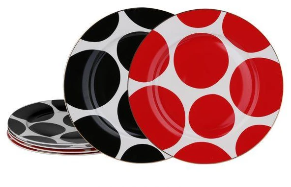 Lucky Art Point 10,5 Yemek Tabağı 6 lı Set 27 cm LYEG 124 ürün görseli 1