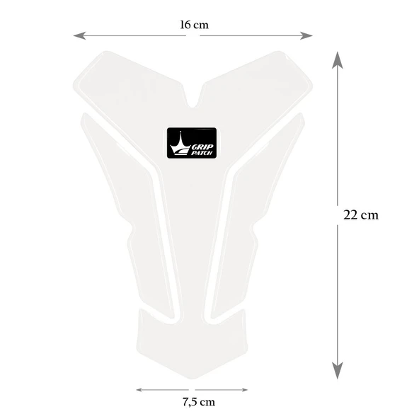 Grippatch Aprilia, KTM, Kawasaki, Suzuki ile Uyumlu Universal Şeffaf Tank Pad GT09 ürün görseli 1