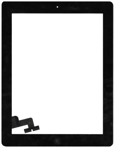 iPad 2.Nesil A1395-A1396-1397 Uyumlu HK Home Tuşlu Dokunmatik Siyah ürün görseli 1