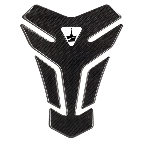 Grippatch Triumph Motosikletler ile Uyumlu Universal 6D Karbon Tank Pad GC01 ürün görseli 1