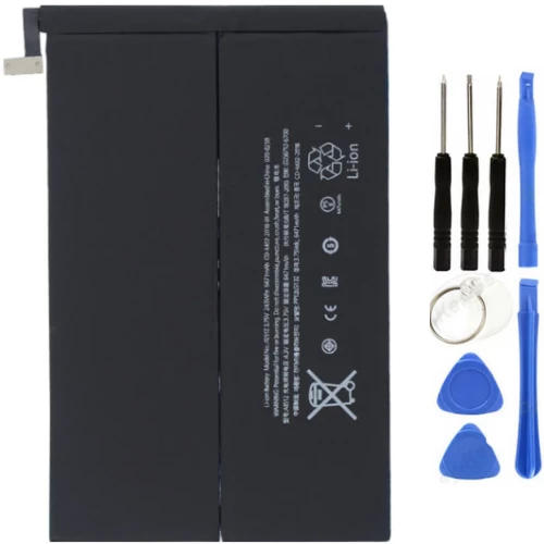 iPad Mini 2 A1489-A1490-A1491 Uyumlu Servis Batarya Pil + Tamir Seti ürün görseli 1