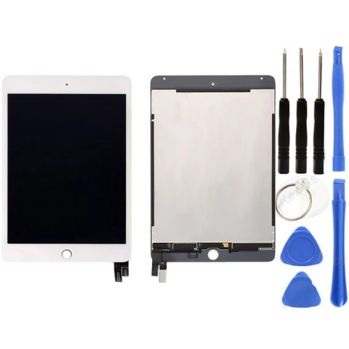 iPad Mini 4 A1538-A1550 Uyumlu HK Lcd Dokunmatik Full Beyaz + Tamir Seti ürün görseli 1