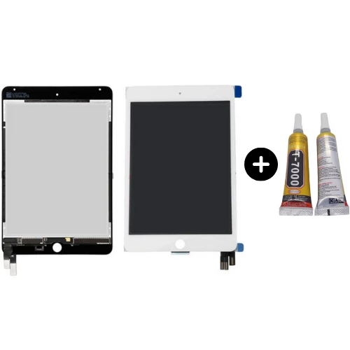 iPad Mini 5 A2124-A2125-A2126-A2133 Uyumlu Lcd Dokunmatik Full Beyaz + B7000 ürün görseli 1