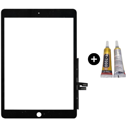 iPad 7.Nesil A2197-A2198-A2200 Uyumlu HK Dokunmatik Siyah + B7000 ürün görseli 1