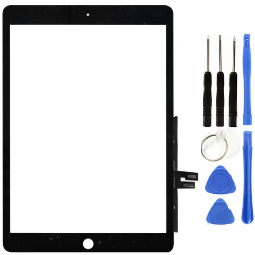 iPad 7.Nesil A2197-A2198-A2200 Uyumlu A Kalite Dokunmatik Siyah + Tamir Seti ürün görseli 1