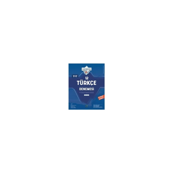 Tyt Iceberg 12 Türkçe Denemesi ürün görseli 1