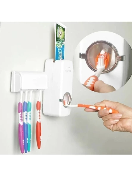 Trend Otomatik 5'li Diş Fırçalığı ve Diş Macun Sıkacağı Seti ürün görseli 1