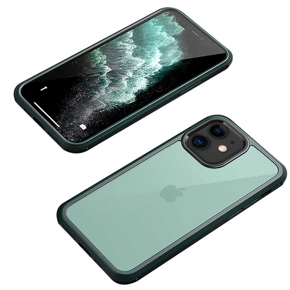iPhone 12 Kılıf Ön Arka Tam Kapatan Premium 360 Tam Koruma Lüx Kapak ürün görseli 1