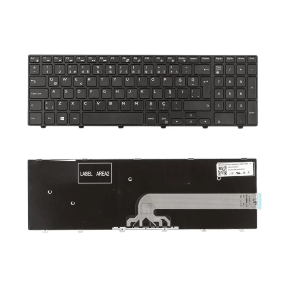 Dell inspiron 15-3542 B21W45C, B21W81C Notebook Klavyesi - Tuş Takımı (Siyah TR) ürün görseli 1