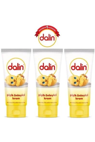 DALİN PİŞİK KREMİ 100 ML 3 ADET ürün görseli 1