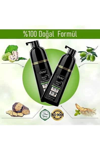 Black Hair Shampoo - Saç Siyahlaştırıcı Şampuan 400 ml Büyük Boy ürün görseli 1