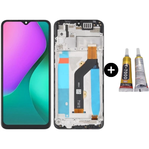 İnfinix Hot 10 Play Uyumlu Çıtalı A Kalite Lcd Ekran Dokunmatik + B7000 ürün görseli 1