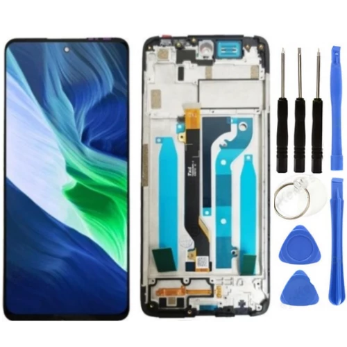 İnfinix Note 10 Uyumlu Çıtalı A Kalite Lcd Ekran Dokunmatik + Tamir Seti ürün görseli 1
